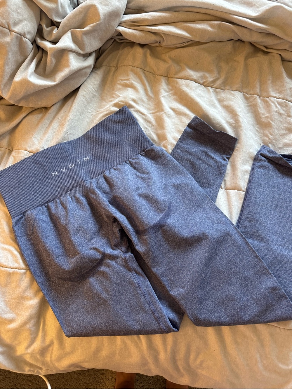 NVGTN Leggings in Heather Navy